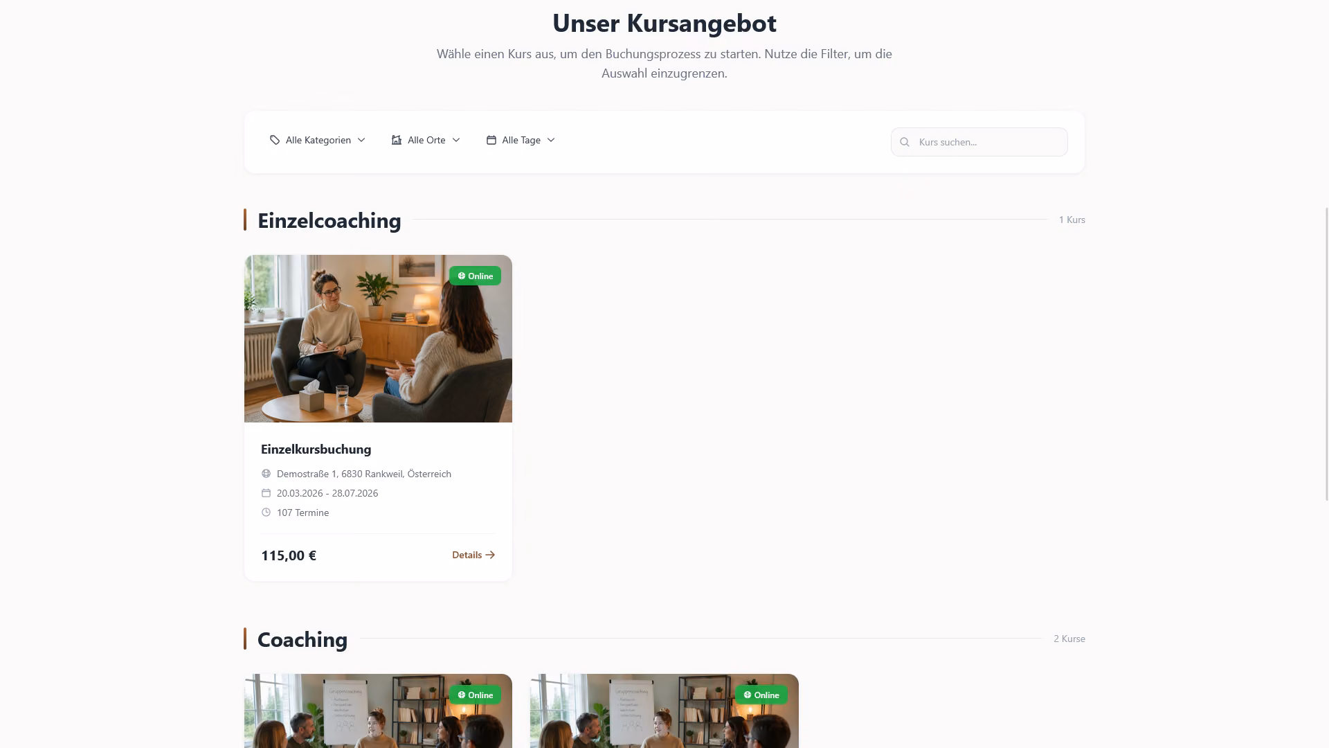 Ein kompletter Onlineshop inclusive