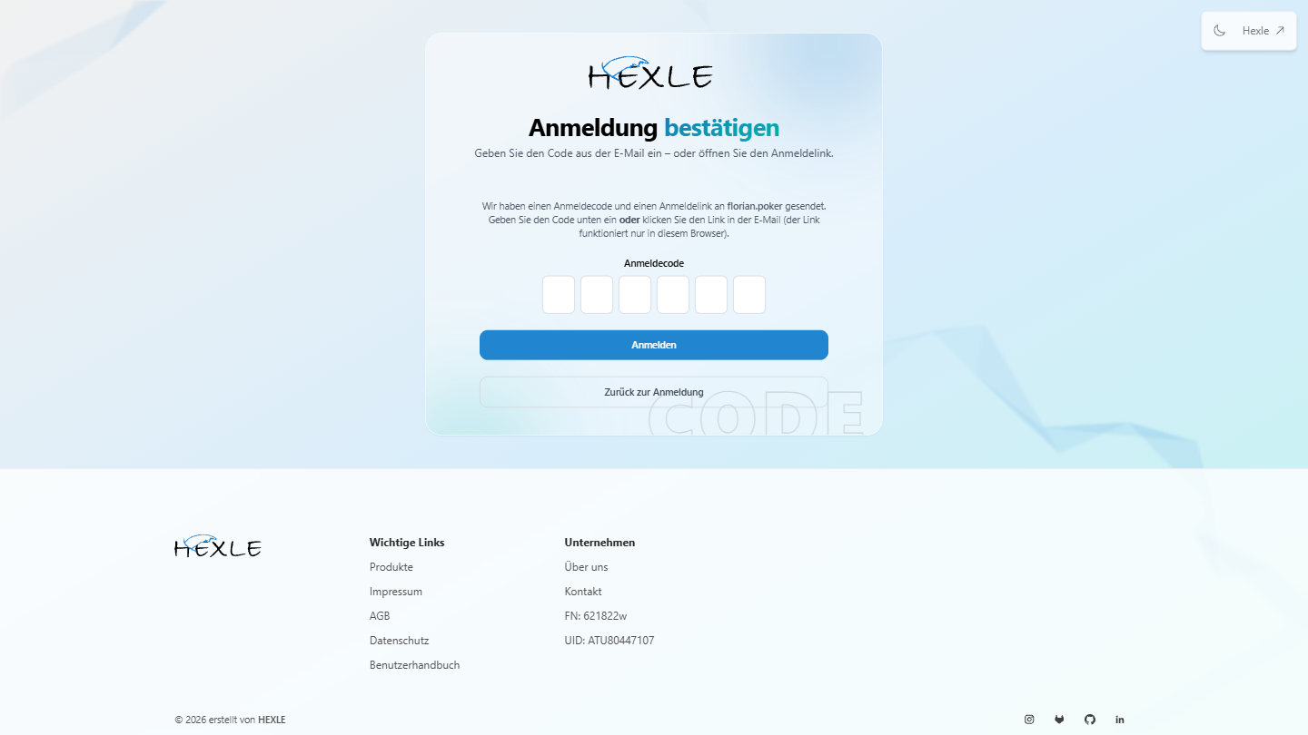 Login mit E-Mail-Verifizierung