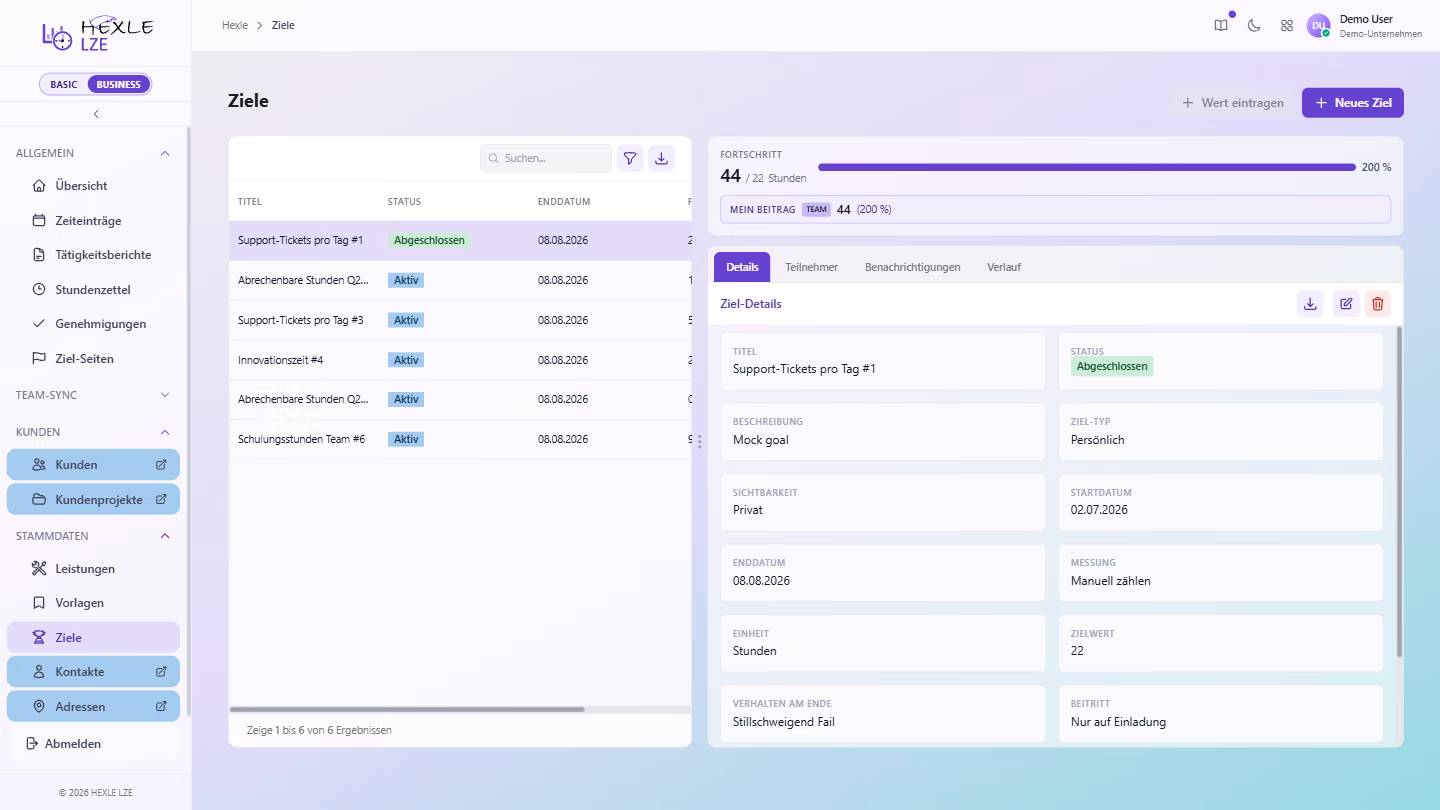 Track your goals